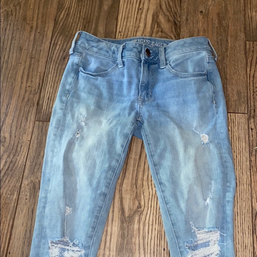 American Eagle distressed jeans